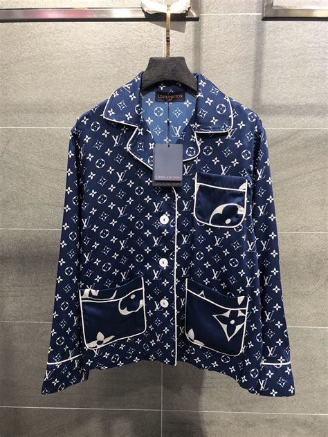 lv pajamas mens|louis vuitton pajama set.